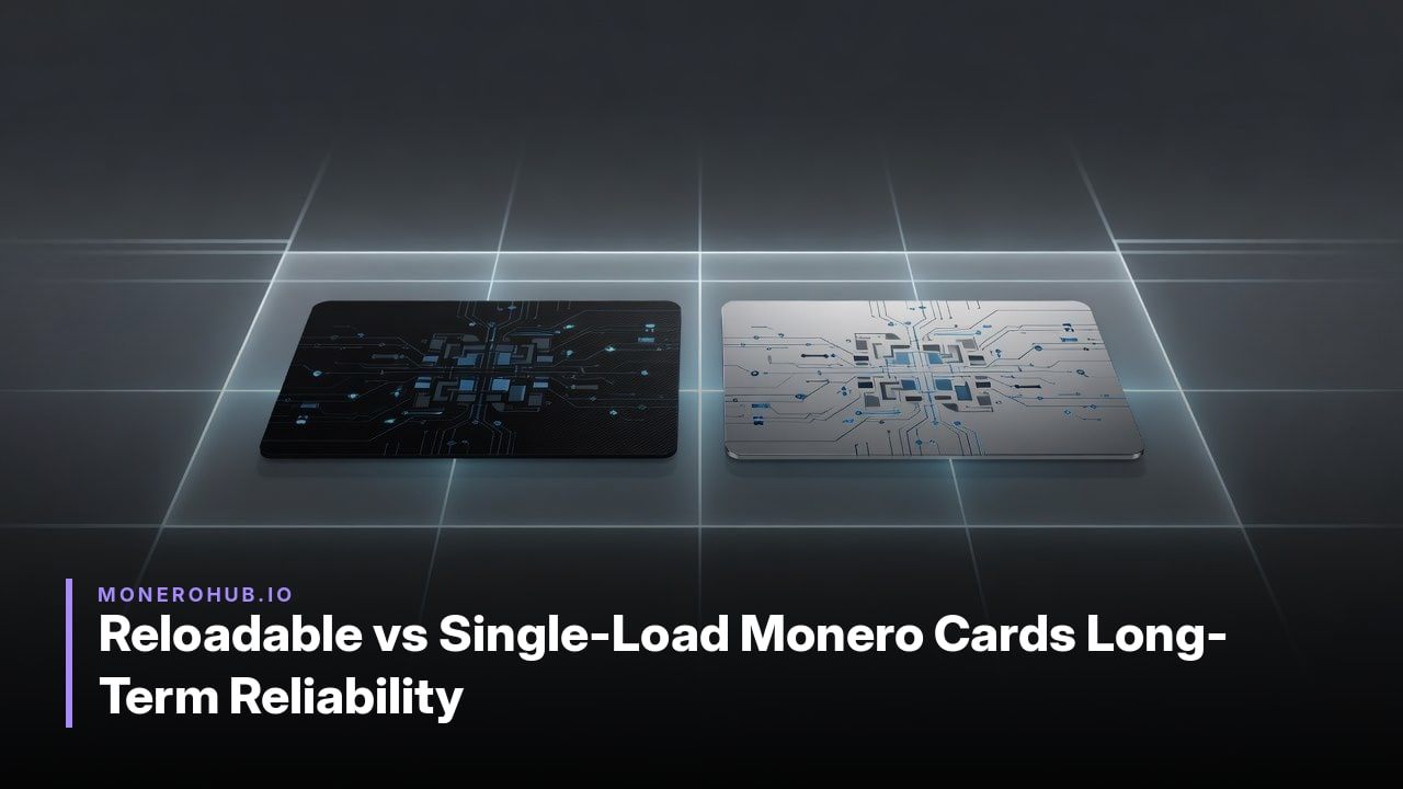 Reloadable vs Single-Load Monero Cards Long-Term Reliability