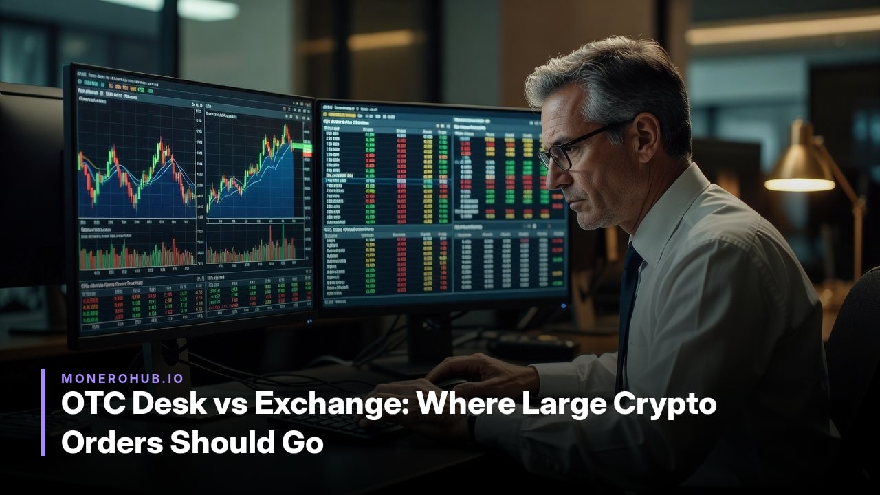 OTC Desk vs Exchange: Where Large Crypto Orders Should Go