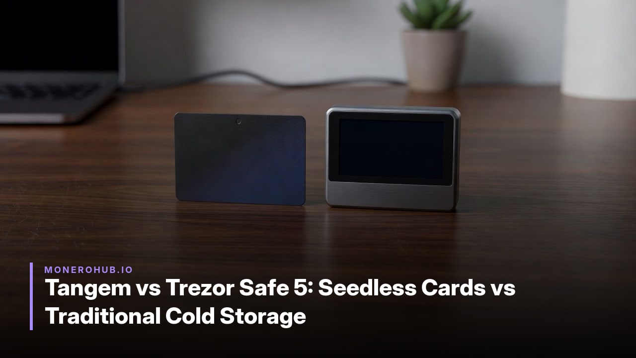 Tangem vs Trezor Safe 5: Seedless Cards vs Traditional Cold Storage