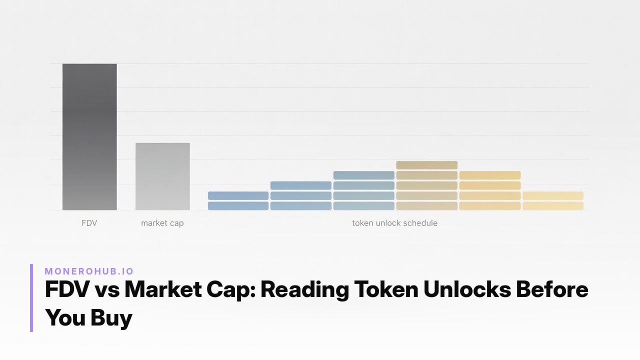FDV vs Market Cap: Reading Token Unlocks Before You Buy