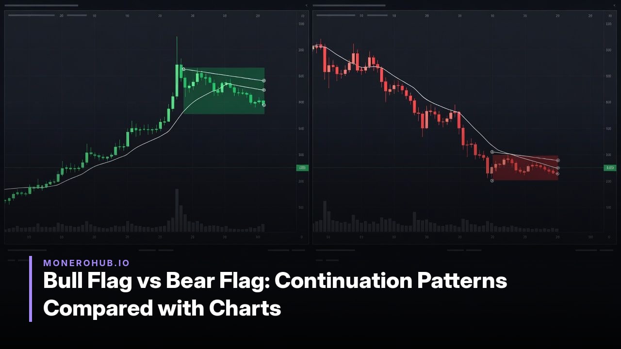 Bull Flag vs Bear Flag: Continuation Patterns Compared with Charts