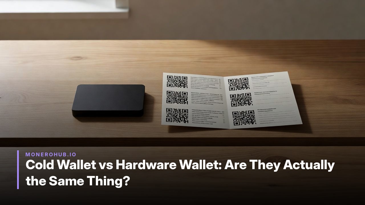Cold Wallet vs Hardware Wallet: Are They Actually the Same Thing?