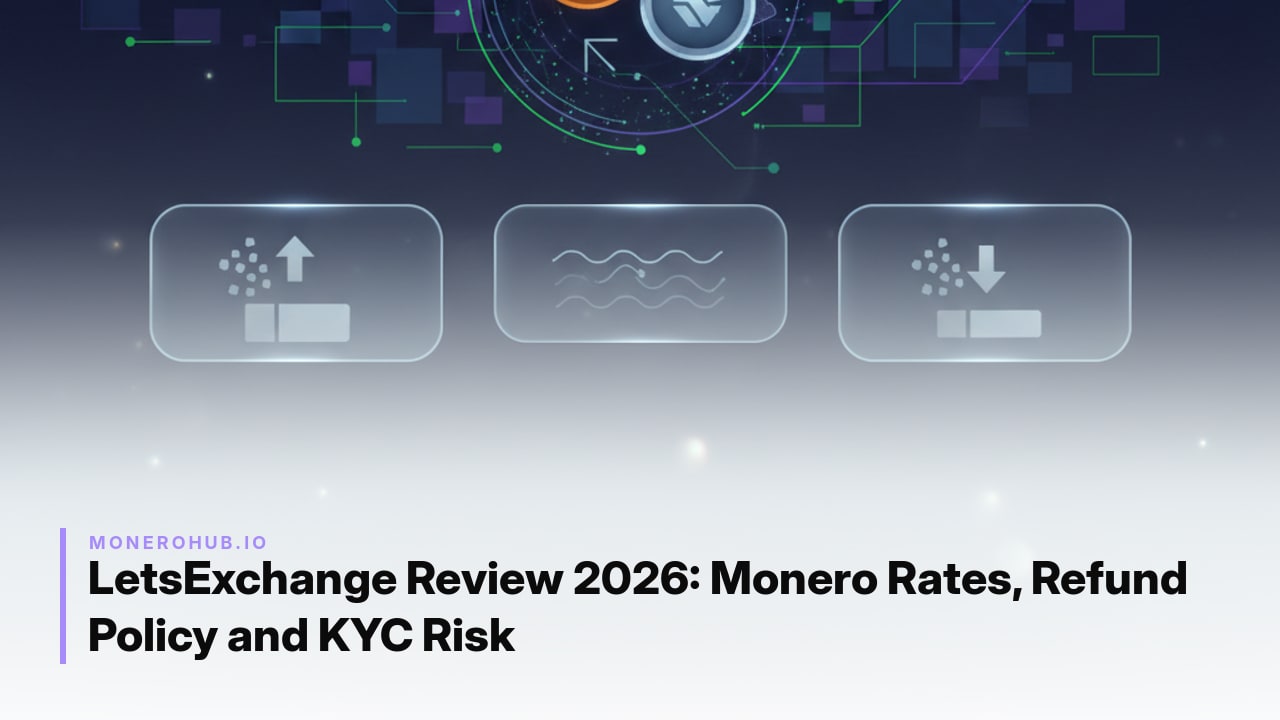 LetsExchange Review 2026: Monero Rates, Refund Policy and KYC Risk