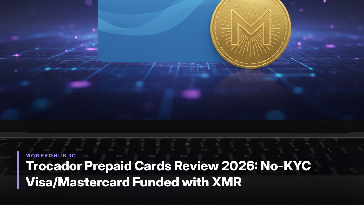 Trocador Prepaid Cards Review 2026: No-KYC Visa/Mastercard Funded with XMR