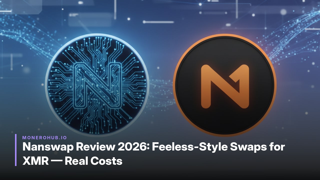Nanswap Review 2026: Feeless-Style Swaps for XMR — Real Costs