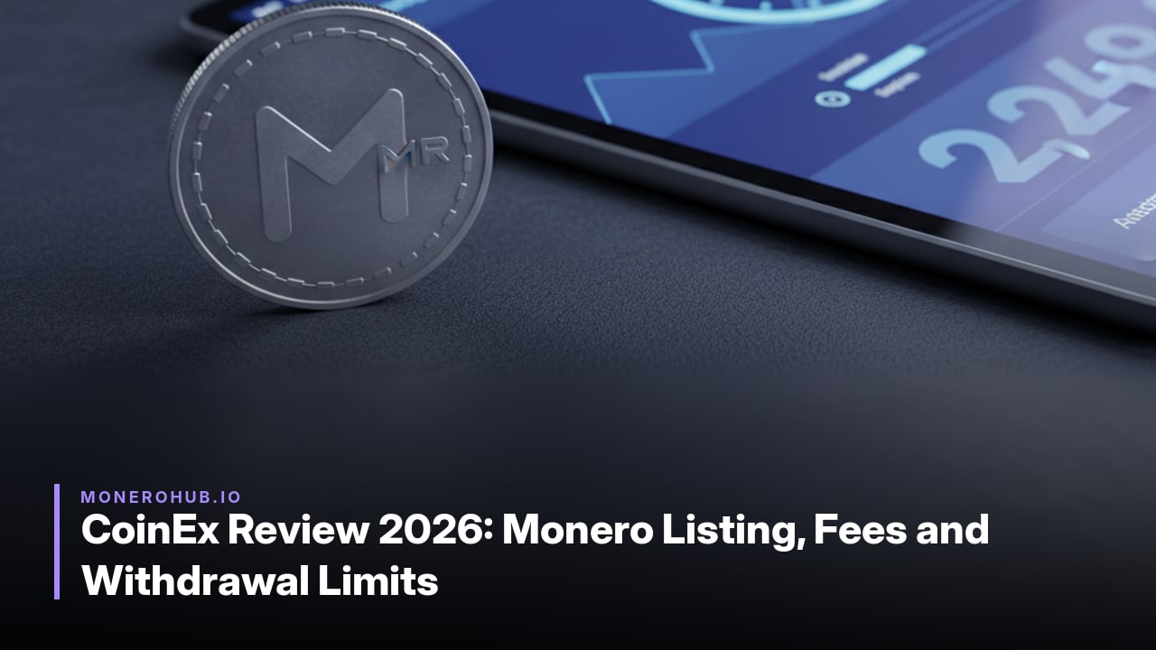 CoinEx Review 2026: Monero Listing, Fees and Withdrawal Limits