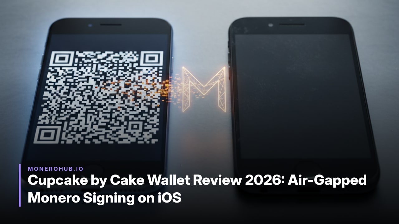 Cupcake by Cake Wallet Review 2026: Air-Gapped Monero Signing on iOS