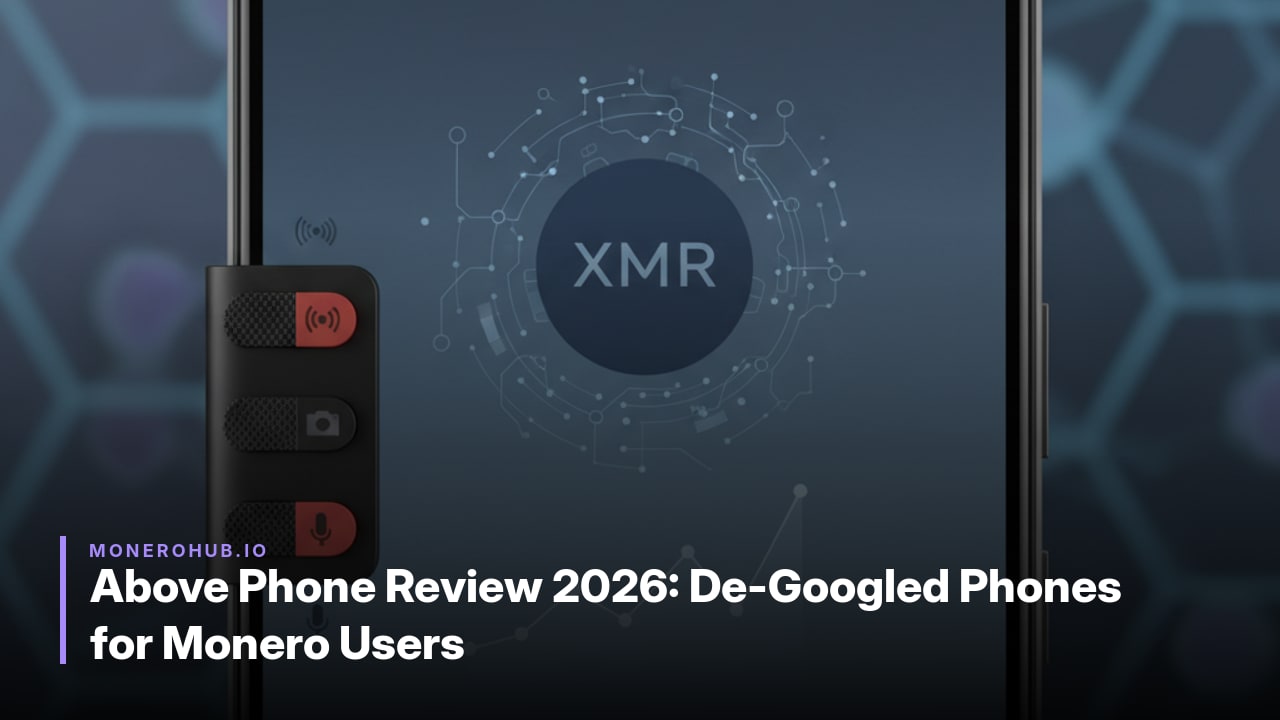 Above Phone Review 2026: De-Googled Phones for Monero Users