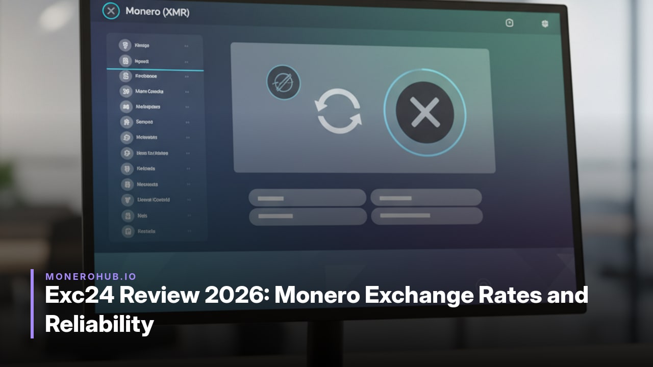 Exc24 Review 2026: Monero Exchange Rates and Reliability