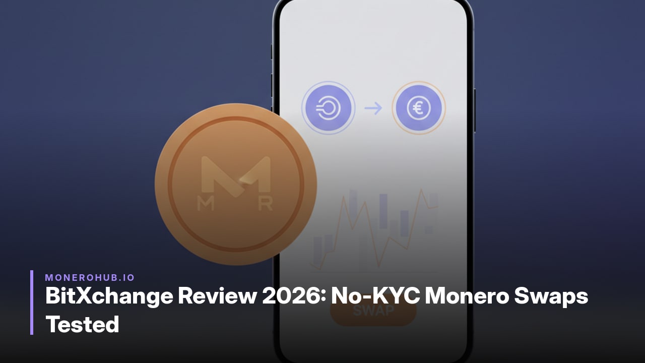 BitXchange Review 2026: No-KYC Monero Swaps Tested