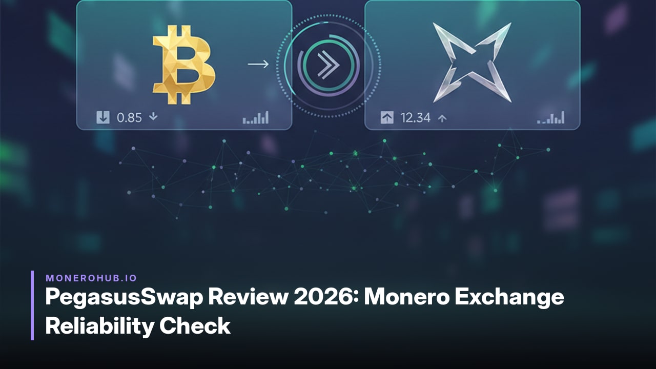 PegasusSwap Review 2026: Monero Exchange Reliability Check