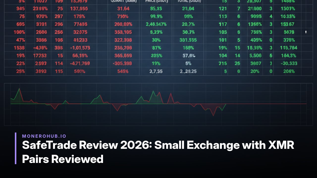 SafeTrade Review 2026: Small Exchange with XMR Pairs Reviewed