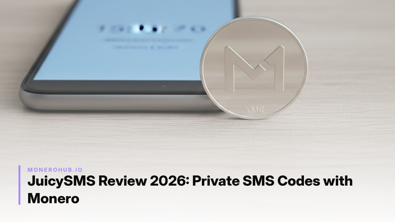 JuicySMS Review 2026: Private SMS Codes with Monero